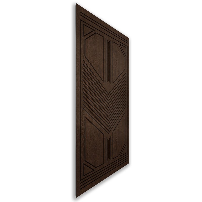 Holzschiebetür Nur Türblatt - Wenge  Model 1048