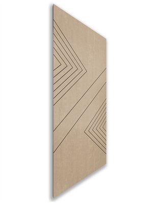 Holzschiebetür Nur Türblatt - Eiche  Model 1010