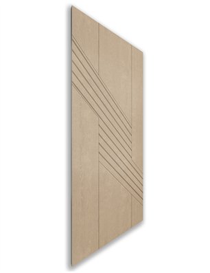 Holzschiebetür Nur Türblatt - Eiche  Model 1019