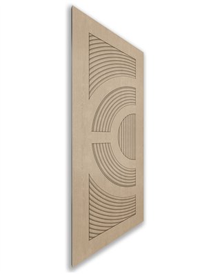 Holzschiebetür Nur Türblatt - Eiche  Model 1051