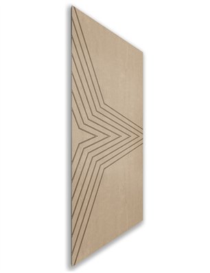 Holzschiebetür Nur Türblatt - Eiche  Model 1083