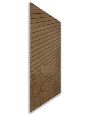Holzschiebetür Nur Türblatt - Nussbaum  Model 1016