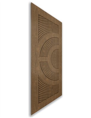 Holzschiebetür Nur Türblatt - Nussbaum  Model 1051