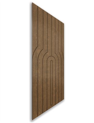Holzschiebetür Nur Türblatt - Nussbaum  Model 1056
