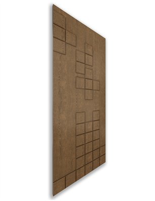 Holzschiebetür Nur Türblatt - Nussbaum  Model 1081