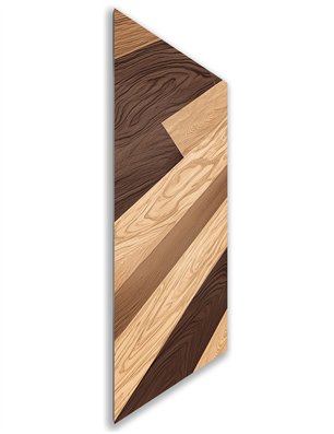 Holzschiebetür Nur Türblatt - Holzkunst  Model 1098