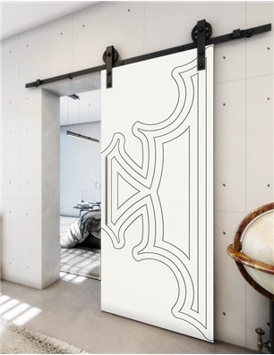 Holzschiebetür Barn-Line - Weiss  Model 2086