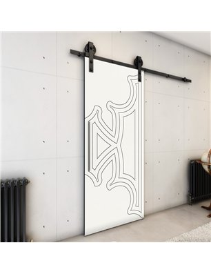 Holzschiebetür Barn-Line - Weiss  Model 2086
