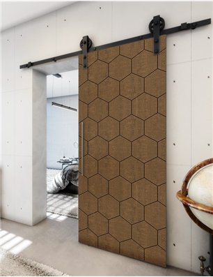 Holzschiebetür Barn-Line - Nussbaum  Model 2018