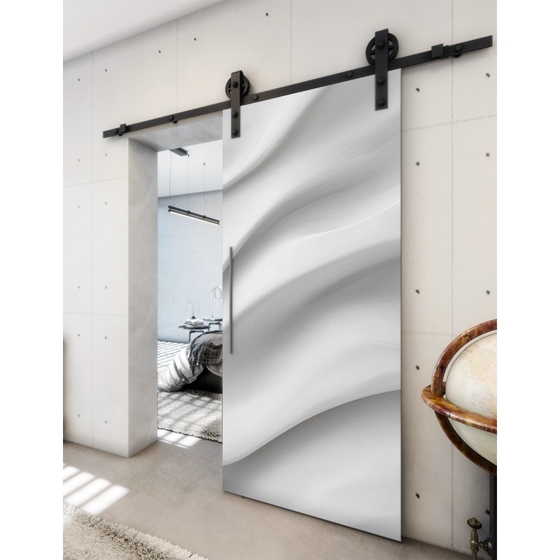 Holzschiebetür Barn-Line - Weiss 3D  Model 2020