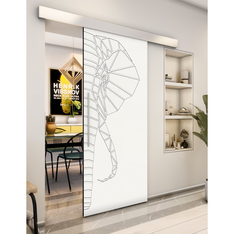 Holzschiebetür Eco-Line - Weiss Model 2062 Holzschiebetür Eco-Line - Weiss Model 2062