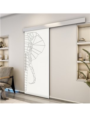 Holzschiebetür Eco-Line - Weiss  Model 2062