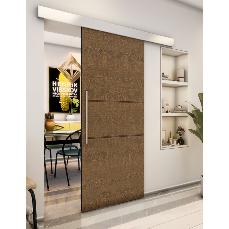 Holzschiebetür Eco-Line - Nussbaum Model 2032 Holzschiebetür Eco-Line - Nussbaum Model 2032