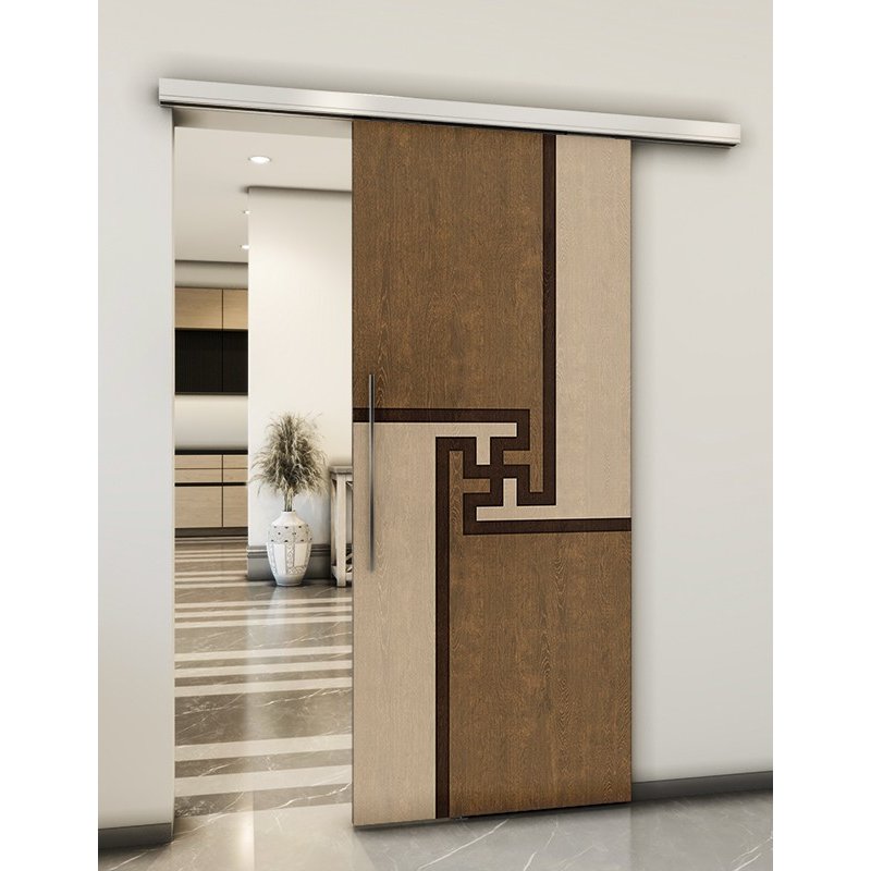 Holzschiebetür Slim-Line - Holz-Mix Model 2071 Holzschiebetür Slim-Line - Holz-Mix Model 2071