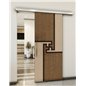 Holzschiebetür Slim-Line - Holz-Mix Model 2071 Holzschiebetür Slim-Line - Holz-Mix Model 2071