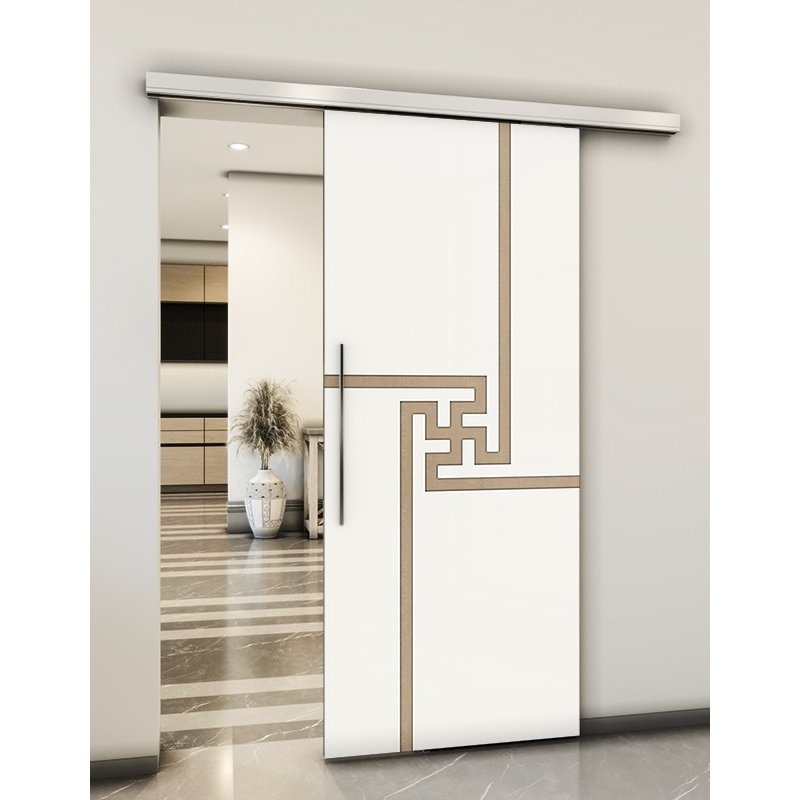 Holzschiebetür Slim-Line - Eiche und Weiss Model 2071 Holzschiebetür Slim-Line - Eiche und Weiss Model 2071