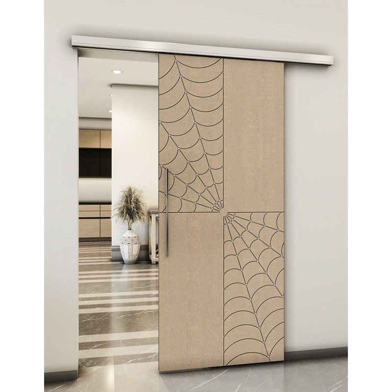 Holzschiebetür Slim-Line - Eiche und Weiss Model 2076 Holzschiebetür Slim-Line - Eiche und Weiss Model 2076