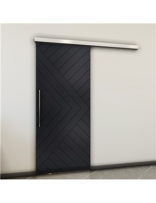Holzschiebetür Slim-Line - Schwarz  Model 2037