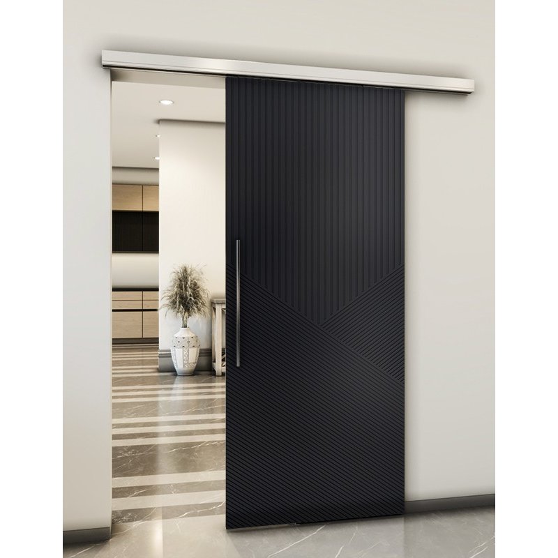 Holzschiebetür Slim-Line - Schwarz Model 2044 Holzschiebetür Slim-Line - Schwarz Model 2044