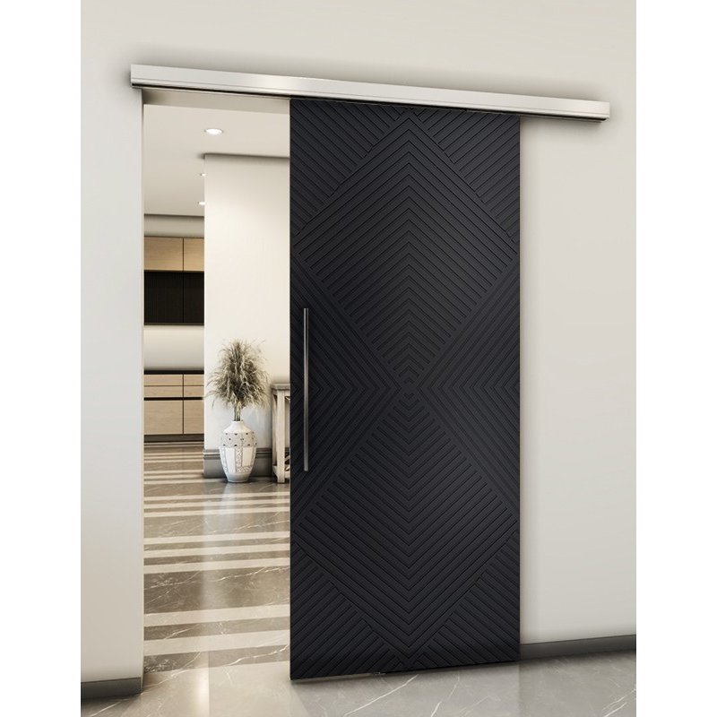 Holzschiebetür Slim-Line - Schwarz Model 2054 Holzschiebetür Slim-Line - Schwarz Model 2054