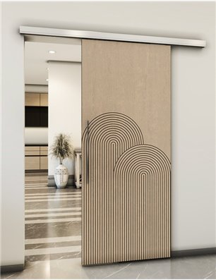Holzschiebetür Slim-Line - Eiche  Model 2057