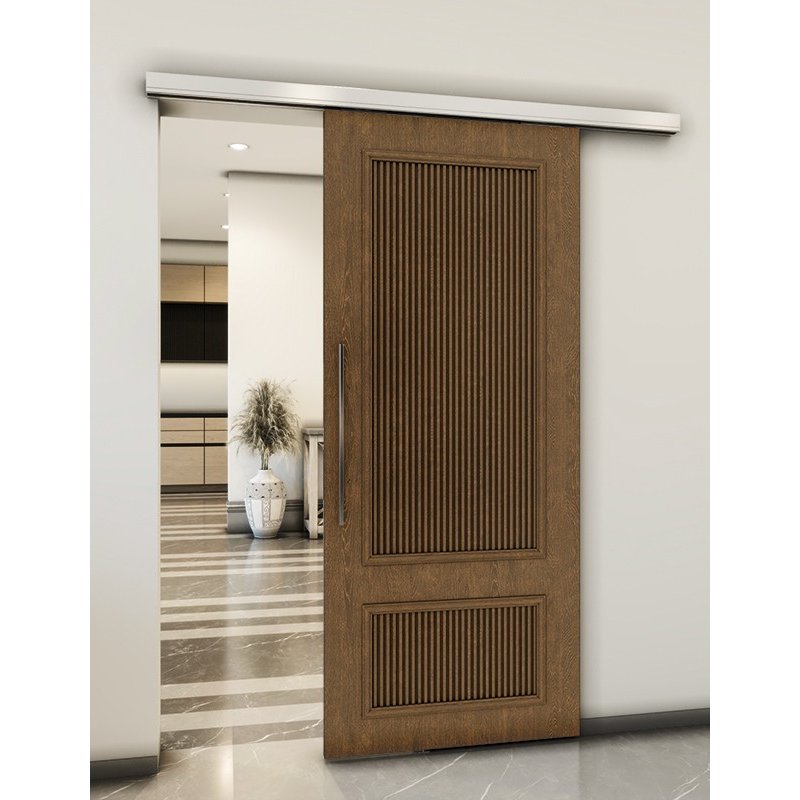 Holzschiebetür Slim-Line - Nussbaum Model 2006 Holzschiebetür Slim-Line - Nussbaum Model 2006