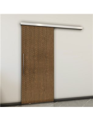 Holzschiebetür Slim-Line - Nussbaum  Model 2078
