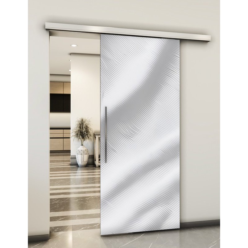 Holzschiebetür Slim-Line - Weiss 3D Model 2025 Holzschiebetür Slim-Line - Weiss 3D Model 2025