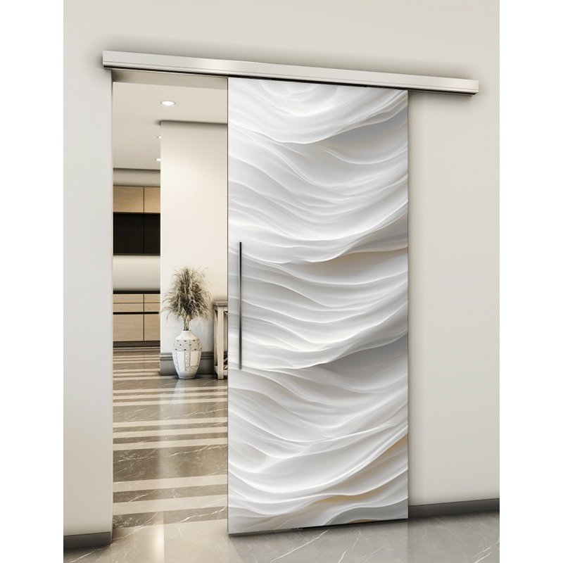 Holzschiebetür Slim-Line - Weiss 3D Model 2036 Holzschiebetür Slim-Line - Weiss 3D Model 2036