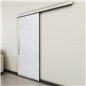 Holzschiebetür Slim-Line - Weiss 3D Model 2042 Holzschiebetür Slim-Line - Weiss 3D Model 2042