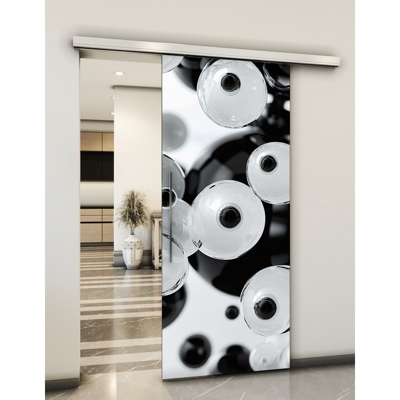 Holzschiebetür Slim-Line - Geometrie Model 2020 Holzschiebetür Slim-Line - Geometrie Model 2020