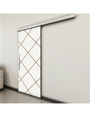 Holzschiebetür Slim-Line - Design-Linien  Model 2071