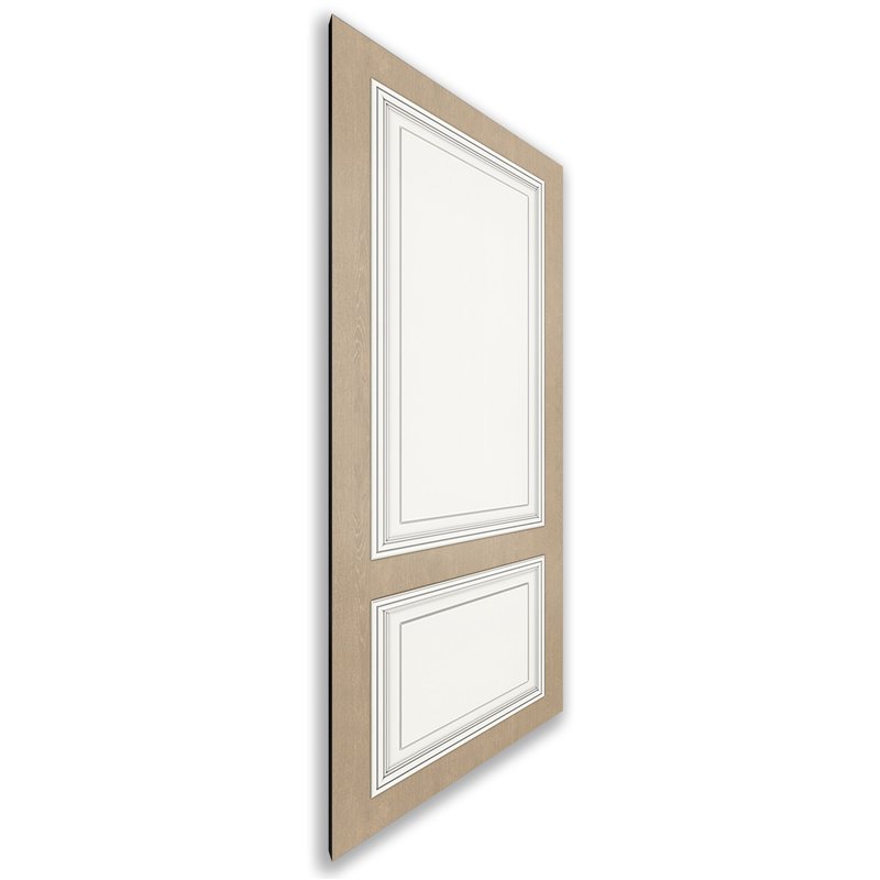 Holzschiebetür Nur Türblatt - Eiche und Weiss Model 2004 Holzschiebetür Nur Türblatt - Eiche und Weiss Model 2004