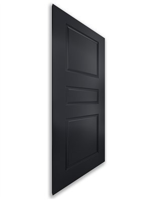 Holzschiebetür Nur Türblatt - Schwarz  Model 2021