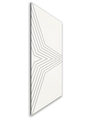Holzschiebetür Nur Türblatt - Weiss  Model 2083
