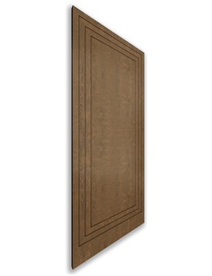 Holzschiebetür Nur Türblatt - Nussbaum  Model 2041