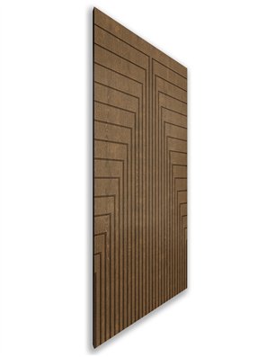 Holzschiebetür Nur Türblatt - Nussbaum  Model 2052