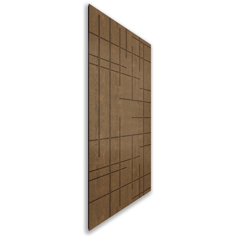 Holzschiebetür Nur Türblatt - Nussbaum  Model 2087