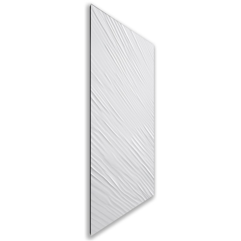 Holzschiebetür Nur Türblatt - Weiss 3D  Model 2042