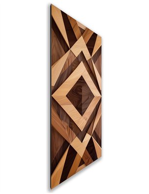 Holzschiebetür Nur Türblatt - Holzkunst  Model 2065