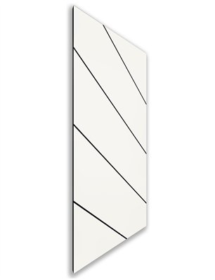 Holzschiebetür Nur Türblatt - Design-Linien  Model 2073