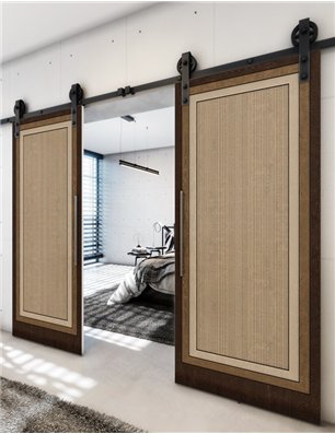 Holzschiebetür Barn-Line - Holz-Mix  Model 3041
