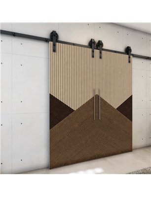 Holzschiebetür Barn-Line - Holz-Mix  Model 3044-3
