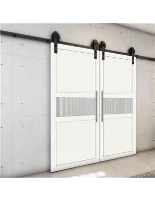 Holzschiebetür Barn-Line - Weiss  Model 3042-3