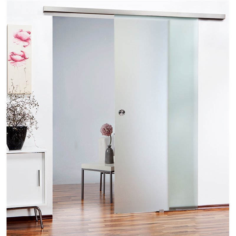 Glasschiebetür SLIM-LINE SATINO Glasschiebetür SLIM-LINE SATINO