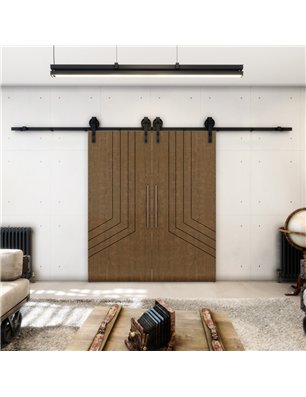 Holzschiebetür Barn-Line - Nussbaum  Model 3073-2