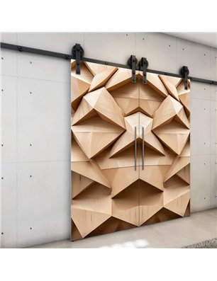 Holzschiebetür Barn-Line - Holzkunst  Model 3015-3