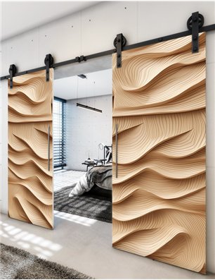 Holzschiebetür Barn-Line - Holzkunst  Model 3021