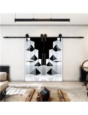 Holzschiebetür Barn-Line - Geometrie  Model 3022-2