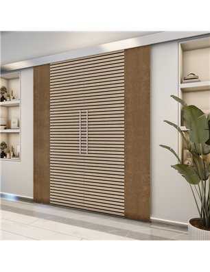 Holzschiebetür Eco-Line - Holz-Mix  Model 3012-2